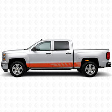 Staggered Slot Door & Rocker Panel Vinyl Stripes for Chevrolet Silverado 1500 K2XX 2014-2019_4