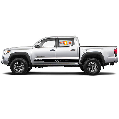 Branded Stripes Side Vinyl Decal Sticker for Toyota Tacoma 2015-2021