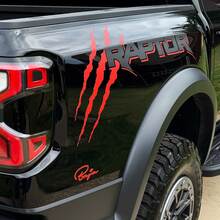 Ford F150 Raptor Claw 2 Colours Side Bed Graphics Decal Sticker
 3
