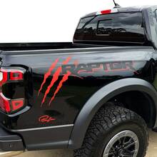 Ford F150 Raptor Claw 2 Colours Side Bed Graphics Decal Sticker
 4