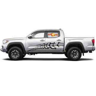 2015 2021 Toyota Tacoma LARGE SIDE Doors VINYL DECAL STICKER GRAPHICS
