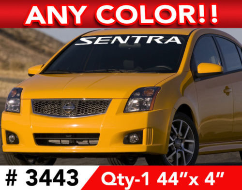 NISSAN SENTRA WINDSCREEN DECAL STICKER 42