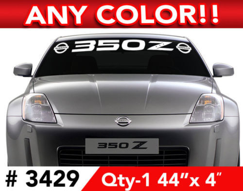 NISSAN 350 Z LOGO WINDSHIELD DECAL STICKER 44