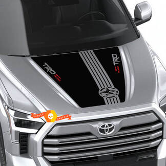 New Toyota Tundra 2022 Hood TRD SR5 Military Star Wrap Decal Sticker Graphics SupDec Design
