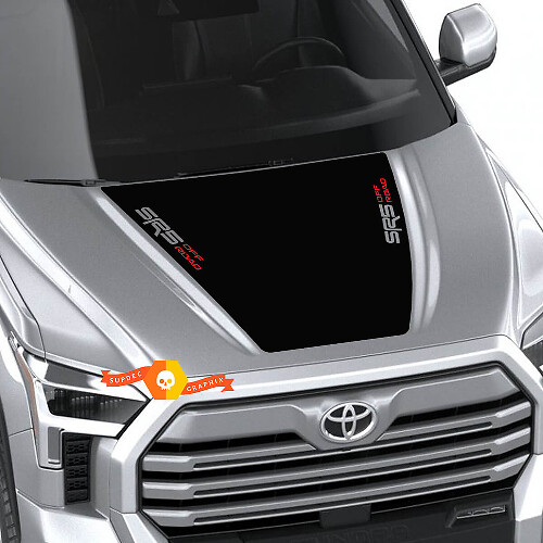 SR5 Off Road Hood Vinyl Decal Sticker for Toyota Tundra 2022