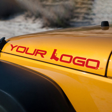 Gun Hood Side Vinyl Decals for Jeep Wrangler Rubicon _2