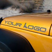Gun Hood Side Vinyl Decals for Jeep Wrangler Rubicon _3
