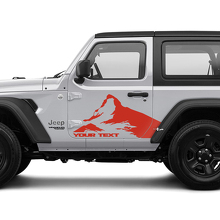 2 New JEEP Wrangler Decal Sticker Mountains side Graphics Decal Sticker
 3