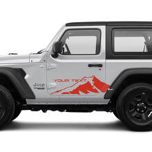 2 New JEEP Wrangler Door side Decal Sticker Mountains Graphics Decal Sticker
 3