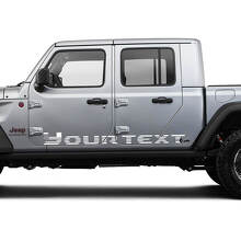 Pair Jeep Gladiator Doors UK Flag Side Rocker Panel Vinyl Graphics Decal Sticker
 2