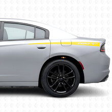 Stripes with Custom Text Side Vinyl Decal Sticker for Dodge Charger 2015-2026_5