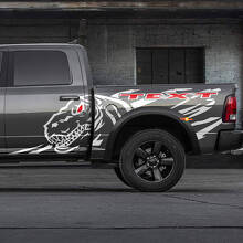 Dinosaurs T-Rex Splash Door Rear Side Splash Vinyl Sticker Decal Graphic for Dodge Ram Rebel 1500 TRX 5