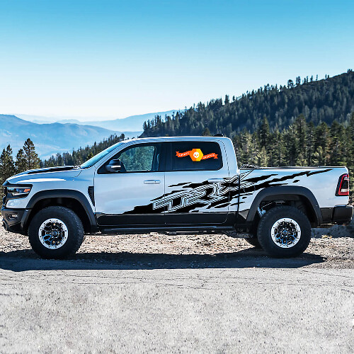 Mud Splash Side Vinyl Sticker Decal for Dodge Ram Rebel 1500 TRX