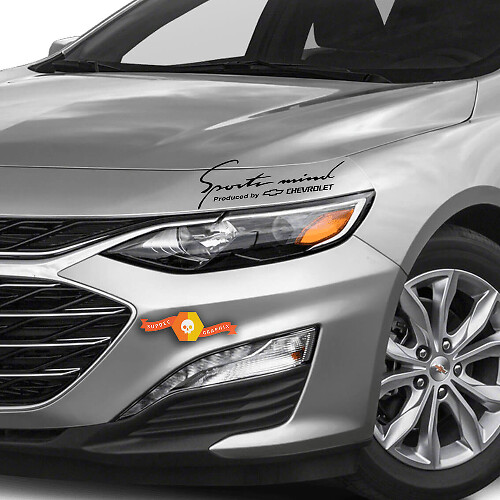 2 Sports Mind Produced by Chevrolet Racing Decal sticker 2