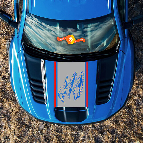 New Scratch Claws Hood Ford F150 Raptor 2022 2 colours Side Bed Graphics Decal sticker
