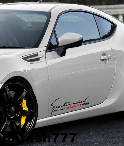 2 Sports Mind Powered by SPORT Racing Decal sticker
