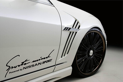 Sports Mind Powered by Nissan Sport Side Vinyl Decal Sticker for Nissan GT-R