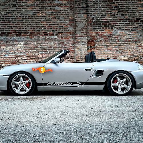 2x Porsche 986 special Boxster Racing Edition Side Stripes Kit Decal Sticker
