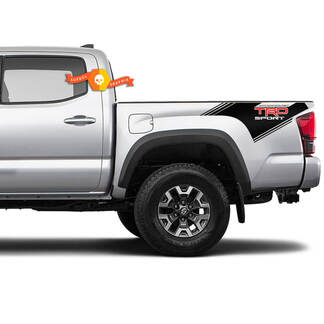 Pair Toyota Tacoma Side Bed 2 Colors TRD Sport 2016-2022 Vintage Decal Sticker Graphics

