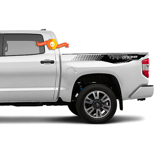 TRD Gradient Dots Grafics Bedside Vinyl Decal Sticker for Toyota Tundra