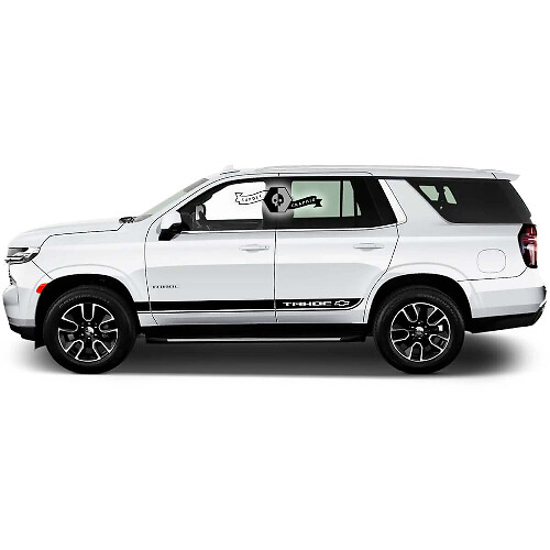 Tahoe Logo Side Stripes Vinyl Decal for Chevrolet Tahoe 2020+