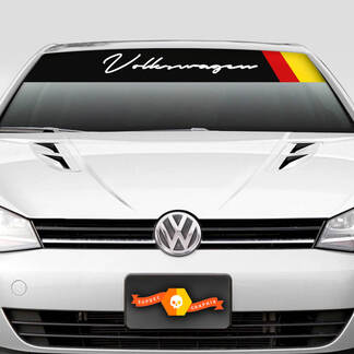 Windshield Sunstrip Sun Strip  Any Year Stickers Exclusive Design Decal  for Volkswagen VW Golf Graphics
