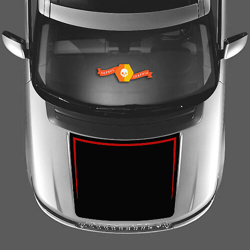 2 Colors Hood Decal Stickers Vinyl Graphic kit  For RANGE ROVER Vogue L405 2013 2017
