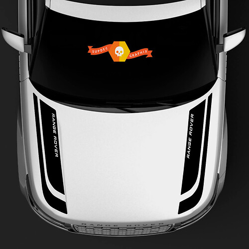 New Hood Decal Stickers Vinyl Graphic  RANGE ROVER Vogue L405 2013 2017
