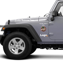 Rubicon Zombie Response Team Vinyl Decal Sticker for Jeep Wrangler_2