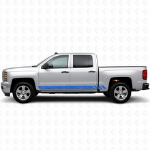 Topographic Band Door & Rocker Panel Vinyl Stripes for Chevrolet Silverado 1500 K2XX 2014-2019_5