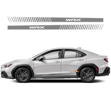 Pair Rocker Panel Side Skirt Vinyl Body Car Stripe Racing Vinyl Decal Sticker fit Subaru WRX Impreza
 2