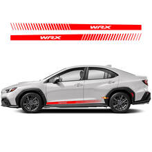 Pair Rocker Panel Side Skirt Vinyl Body Car Stripe Racing Vinyl Decal Sticker fit Subaru WRX Impreza
 3