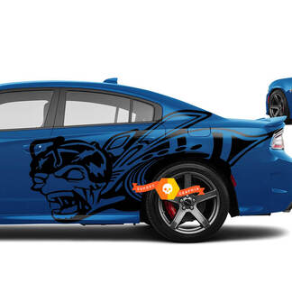 Dodge Challenger or Charger Zombie Head Super Bee Vinyl Decal Graphic Kit
