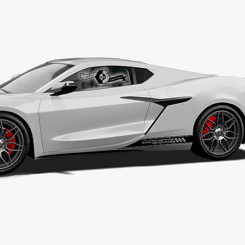 2x Chevrolet Corvette Side Bed Z06 Vinyl Decal Sticker
