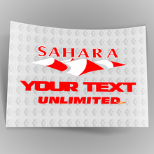 Sahara Unlimited Custom Vinyl Sticker for Jeep Wrangler _2