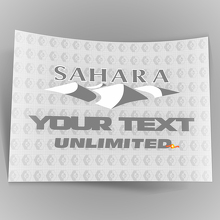 Sahara Unlimited Custom Vinyl Sticker for Jeep Wrangler _3
