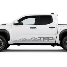 TRD Mountains Side Rocker Panel Decals Stickers for Toyota Tacoma
 2
