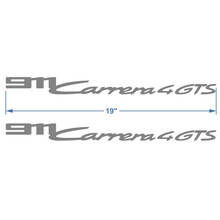 2x Porsche Porsche 911 Carrera 4 GTS Signature Side Doors Decals Stickers
 3