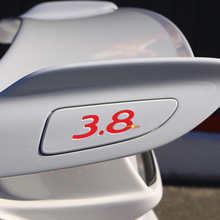 3.8 Rear Wing inlays decal sticker for Porsche GT3
 3
