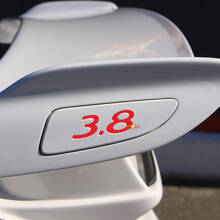 3.8 Rear Wing inlays decal sticker for Porsche GT3
 3