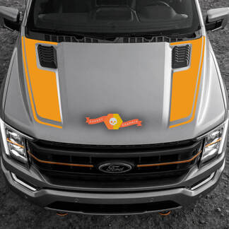 2023 Ford F-150 Tremor Hood Graphics 2022 2023 Line Ford Vinyl Decals
