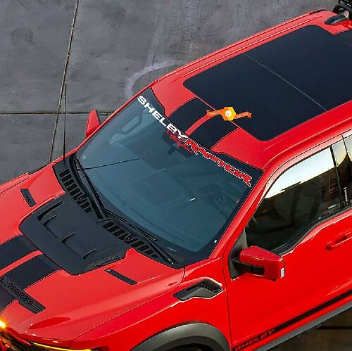 Windscreen Banner Ford F-150 Raptor Shelby Raptor Baja Edition graphics decal sticker
