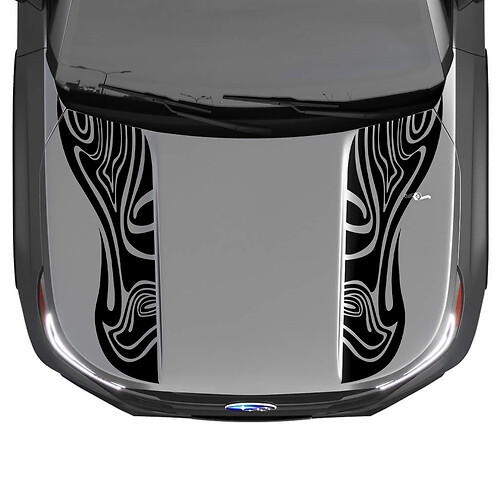 Hood Graphics Vinyl Stickers Decals fit Subaru Forester
 1