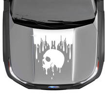Hood Skull Blood Graphics Vinyl Stickers Decals fit Subaru Forester
 2