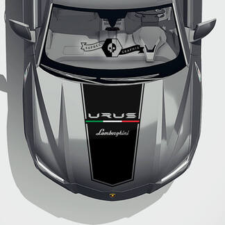 Lamborghini Urus 2021 2022 2023 Hood Flag Vinyl Decal Sticker Graphics

