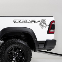 Custom Text Bedside Vinyl Decal Kit for Dodge Ram TRX 2020-2023 _2