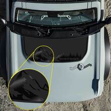 Badlands Hood Mountains Bigfoot Decal Sticker for Ford Bronco
 2