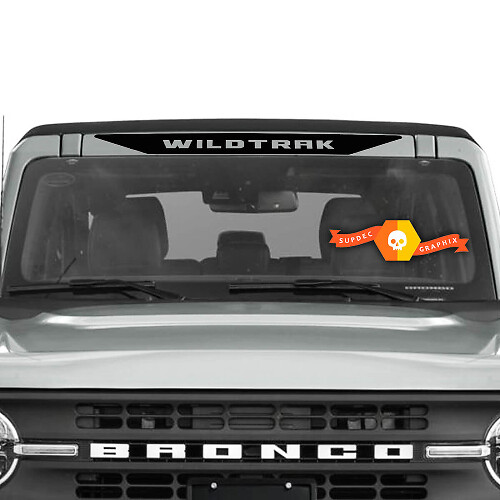 Wildtrak Windshield Banner Vinyl Decal for Musclecar Horse 