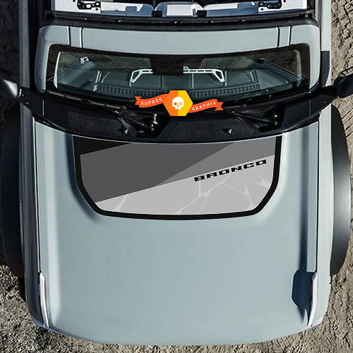 Hood Bronco Wrap Graphics Decal Sticker for Ford Bronco
