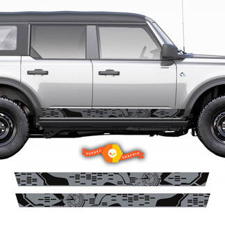Side Bronco Compass Wrap Graphics Decal Sticker for Ford Bronco
